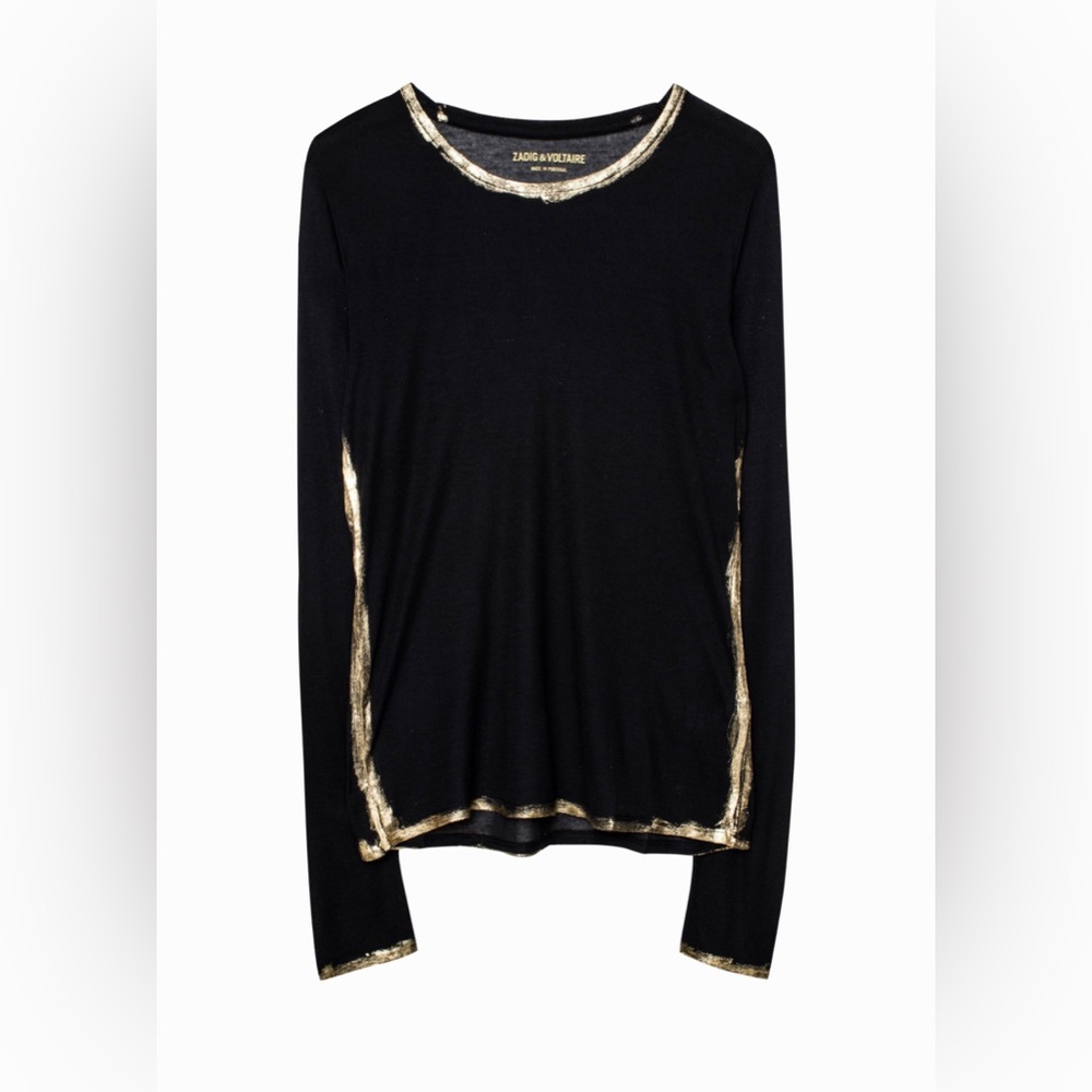 Zadig & Voltaire Willy Foil Long Sleeve Top
Size XS - Picture 10 of 11